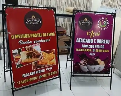Cavalete de Destaque - Ache Aqui Gráfica